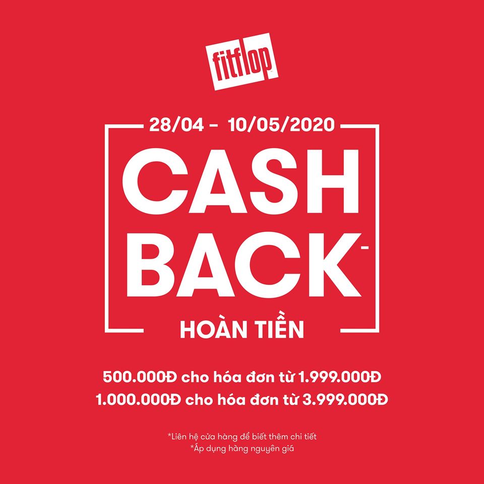 WELCOME BACK SHOEHOLICS WITH FITFLOP’S CASHBACK UP TO VND1,000,000