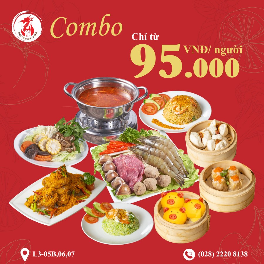COMBO ONLY FROM 95K - ENJOY CANTONESE CUISINE FLAVOR