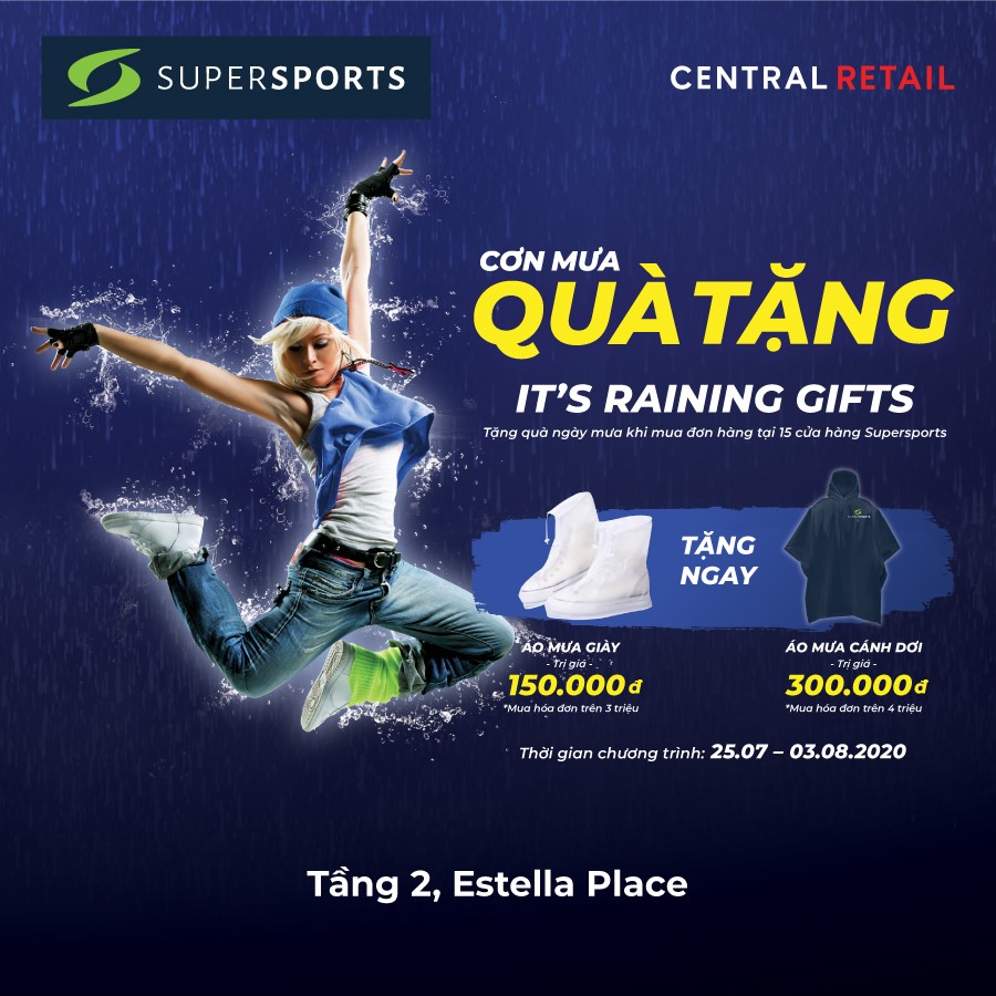 IT’S RAINING GIFTS🌧️🌧️5000+ RAINY-DAY GIFTS AT 15 SUPERSPORTS STORES🌧️🌧️