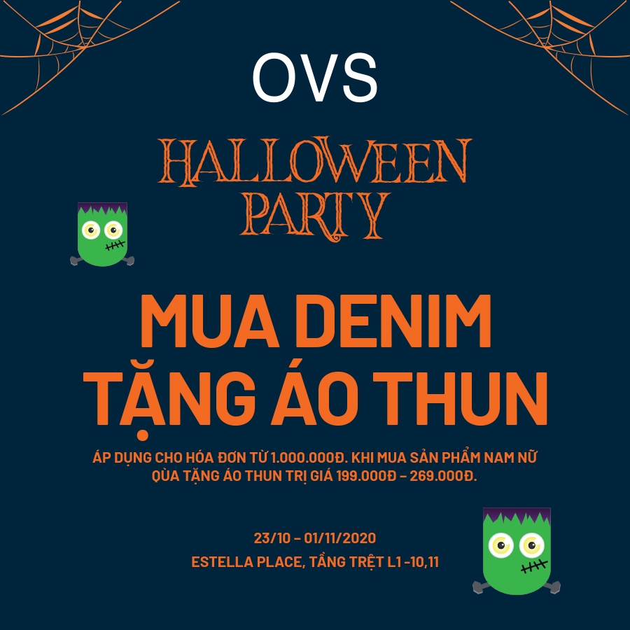 OVS HALLOWEEN PARTY - BUY DENIM GET FREE T-SHIRT