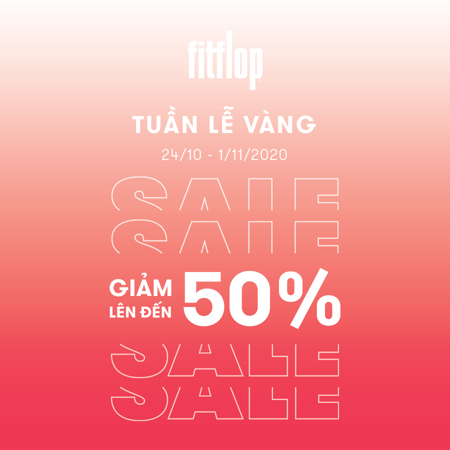 GOLDEN WEEK SPECIAL DISCOUNT - FITFLOP OFFERS UP TO 50% OFF