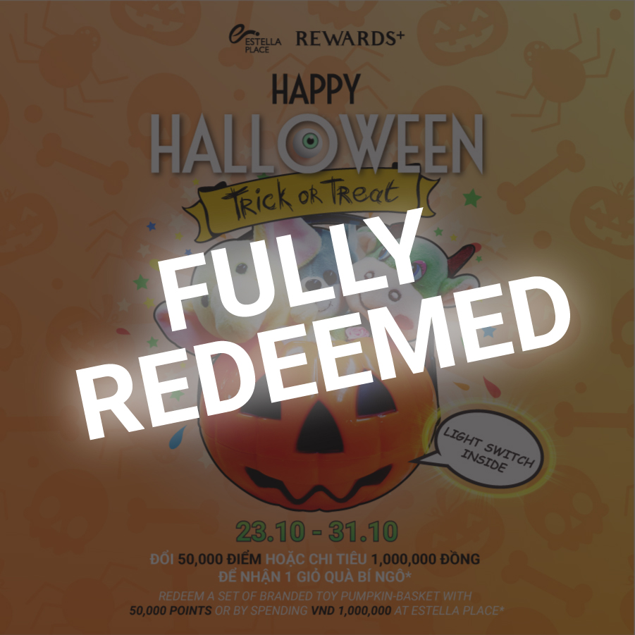 ENDING OF HALLOWEEN PROMOTION