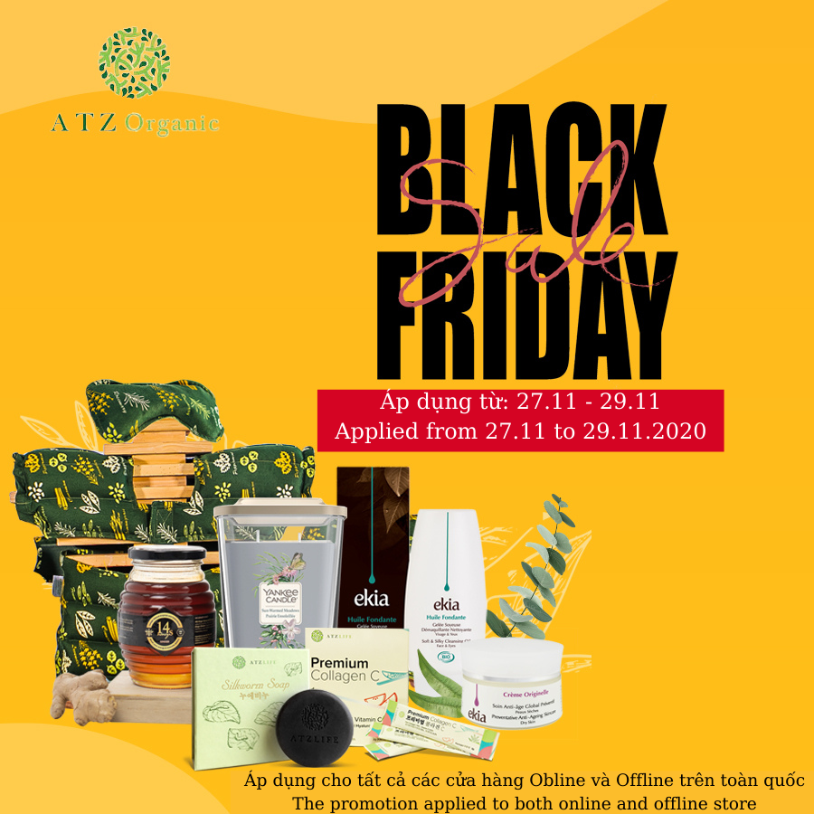 ATZ ORGANIC BLACK FRIDAY - BIG SALE ON 3 “DARKEST DAYS”