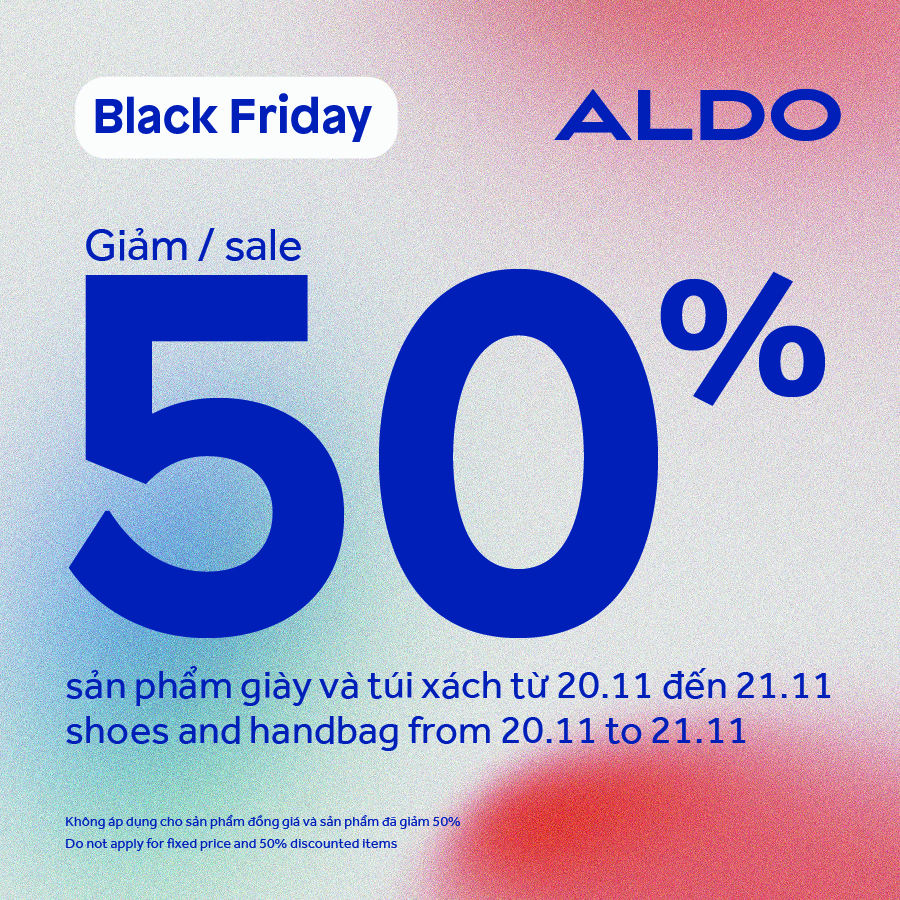 ALDO BLACK FRIDAY 50% OFF ALL ITEMS