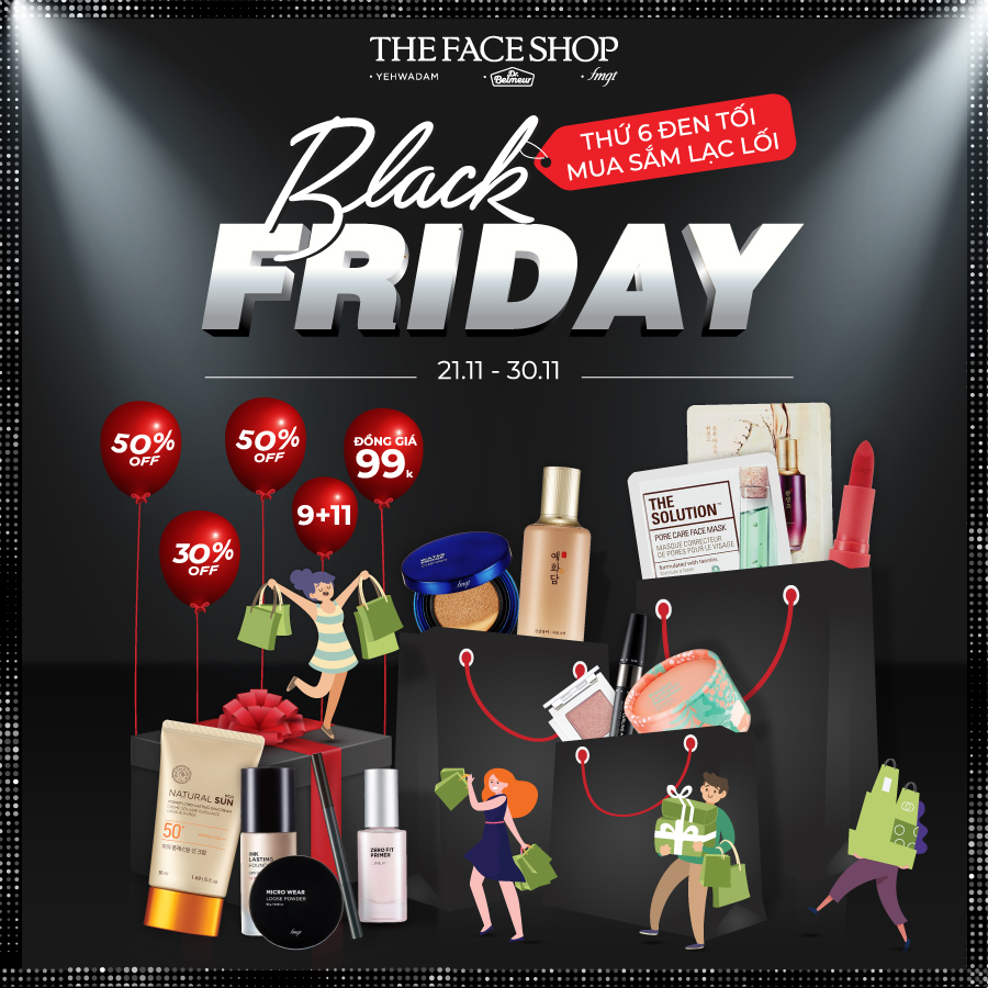 BLACK FRIDAY – GET HOT DEAL FROM THEFACESHOP