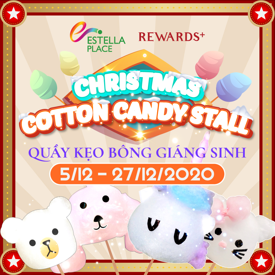 CHRISTMAS COTTON CANDY STALL