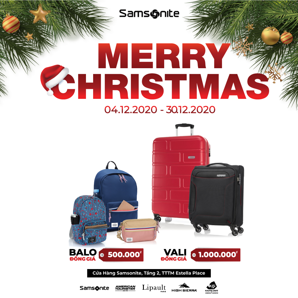 SAMSONITE CHRISTMAS SALE SAME PRICE