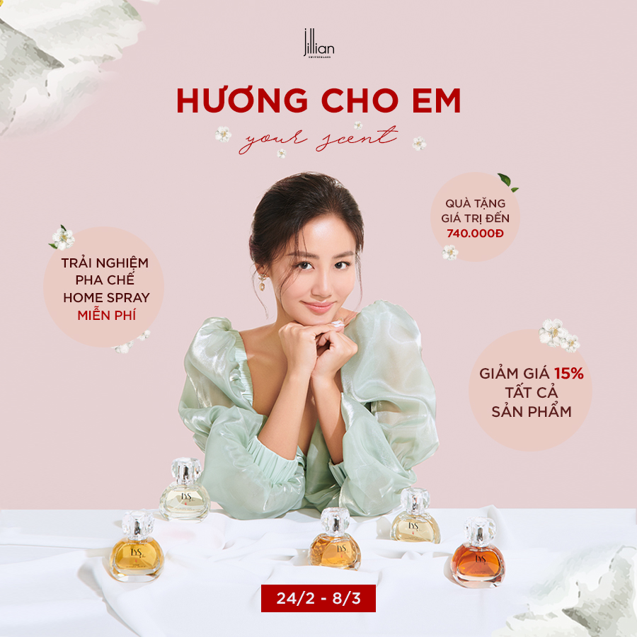 HƯƠNG CHO EM • ƯU ĐÃI NƯỚC HOA NGỌT NGÀO CHÀO NGÀY PHỤ NỮ