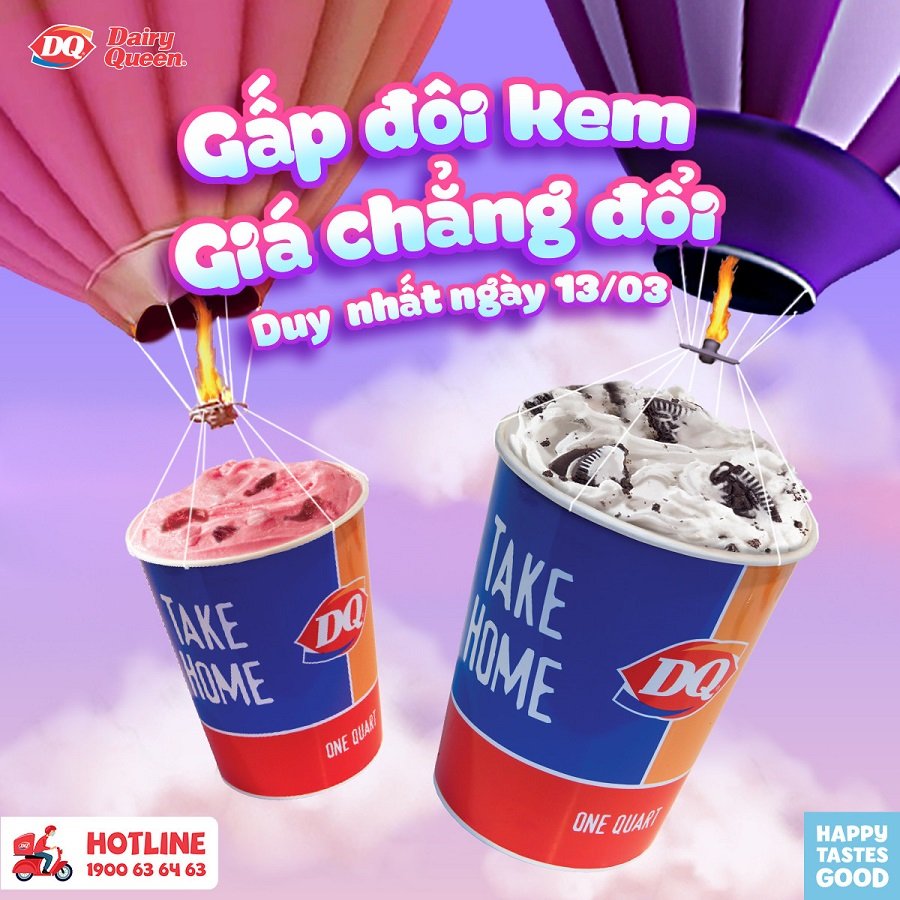 🎉💕 DQ LẠI ƯU ĐÃI KEM NGON ĐẤY THÌ SAO NÀOOO?