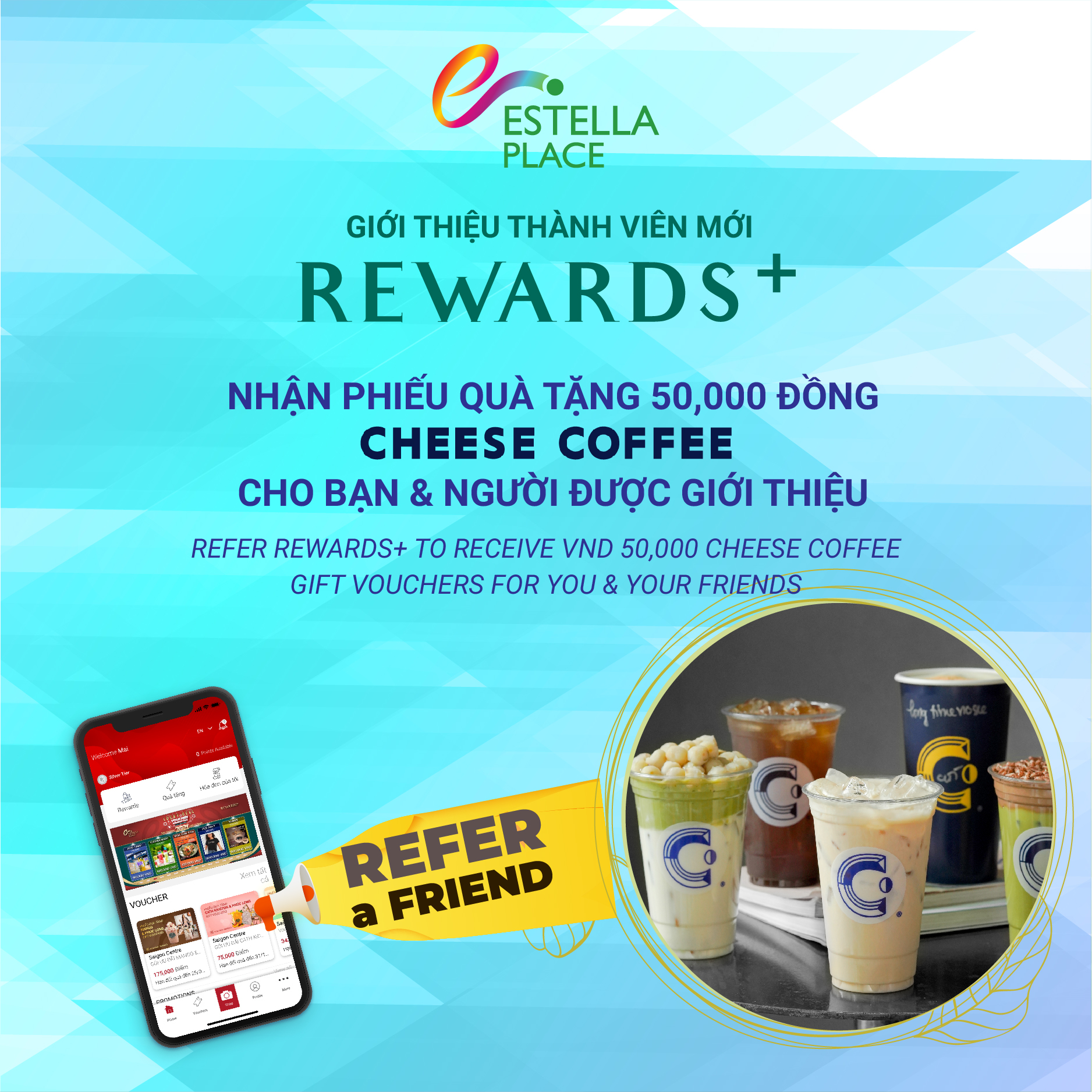 GIỚI THIỆU BẠN REWARDS+ MỚI, CÙNG NHAU NHẬN QUÀ