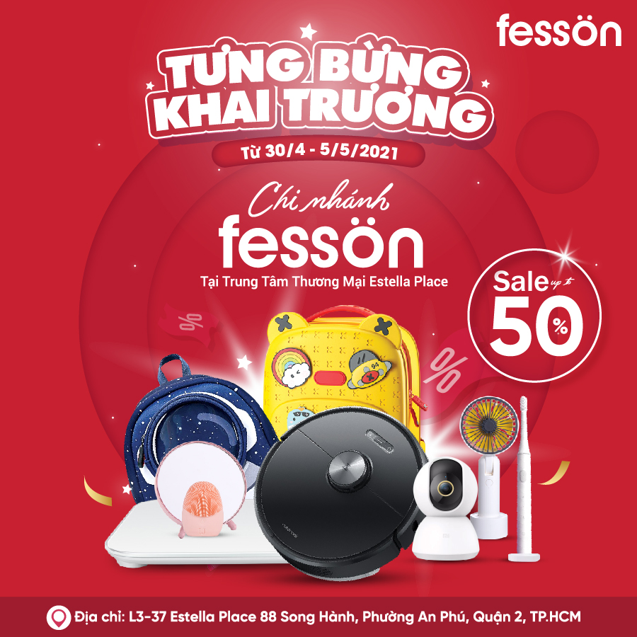 🎁🎁 SALE UP TO 50% GRAND OPENING FESSON STORE