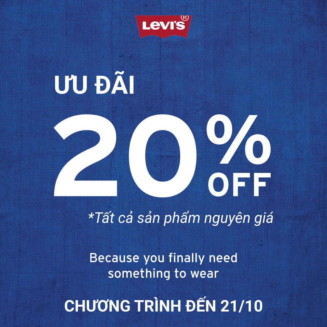 WE'RE BACK - ƯU ĐÃI ĐẶC BIỆT TỪ LEVI’S