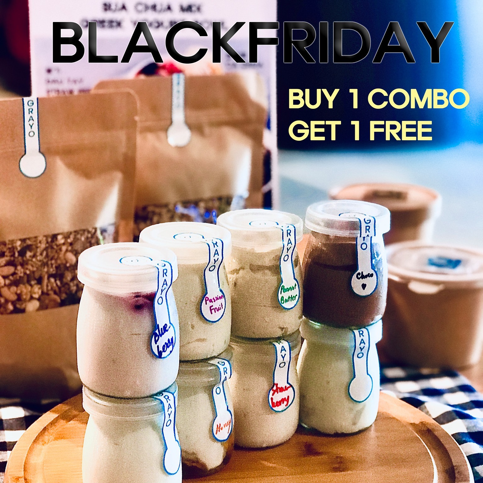 🎁 Grayo Yogurt - Siêu ưu đãi Black Friday