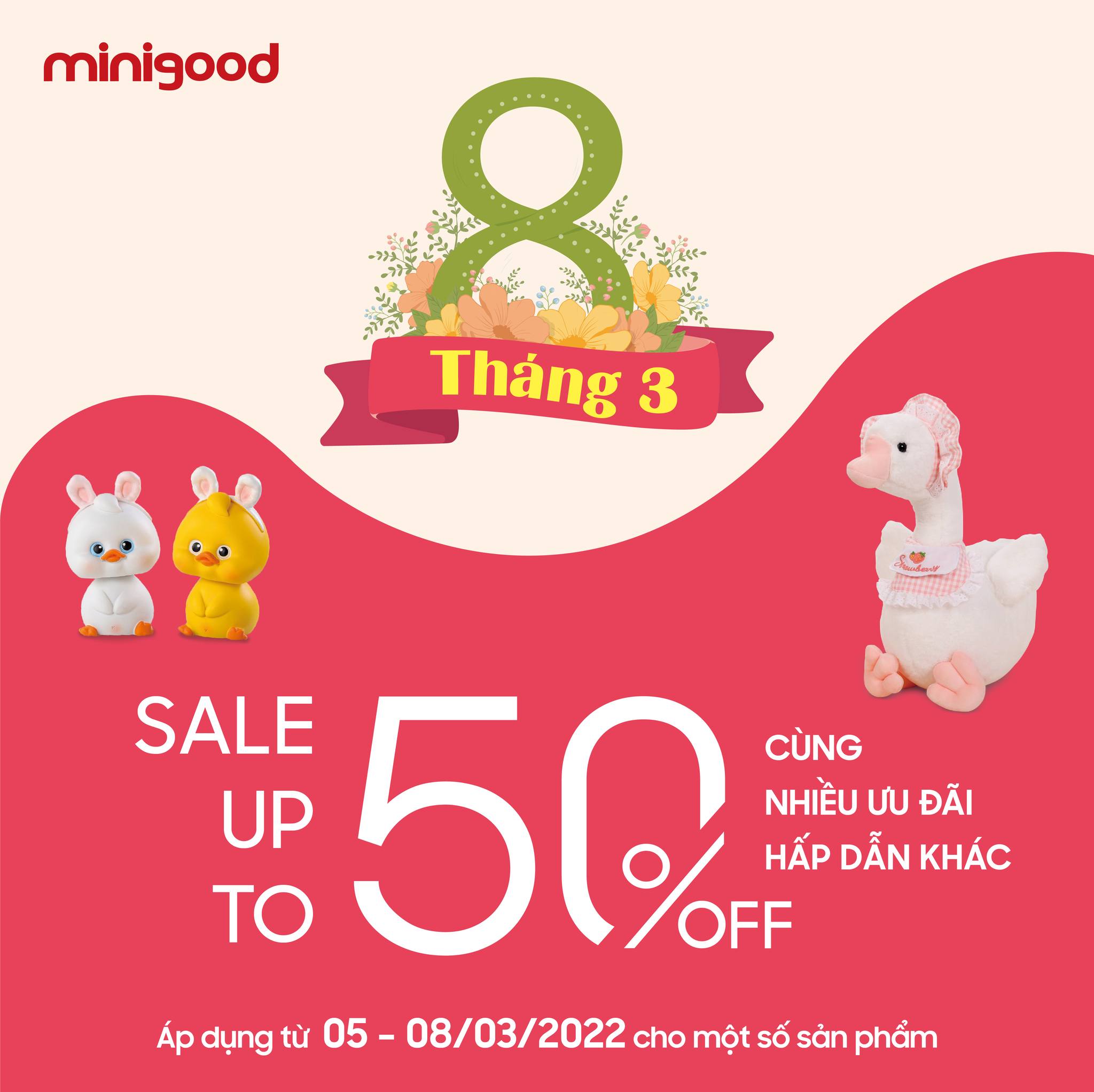 MINIGOOD Chào mừng NGÀY QUỐC TẾ PHỤ NỮ 08/03  ❤