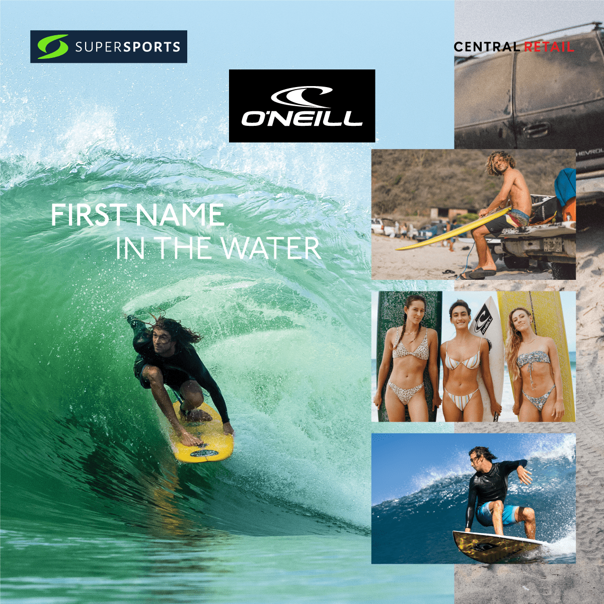 🆕 [OFFICIAL LAUNCHING] O'NEILL - CALIFORINIA'S SWIMWEAR BRAND OFFICIALLY AVAILABLE AT SUPERSPORTS