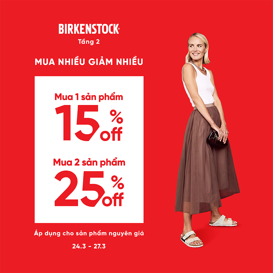 💥BIRKENSTOCK - MUA NHIỀU GIẢM NHIỀU