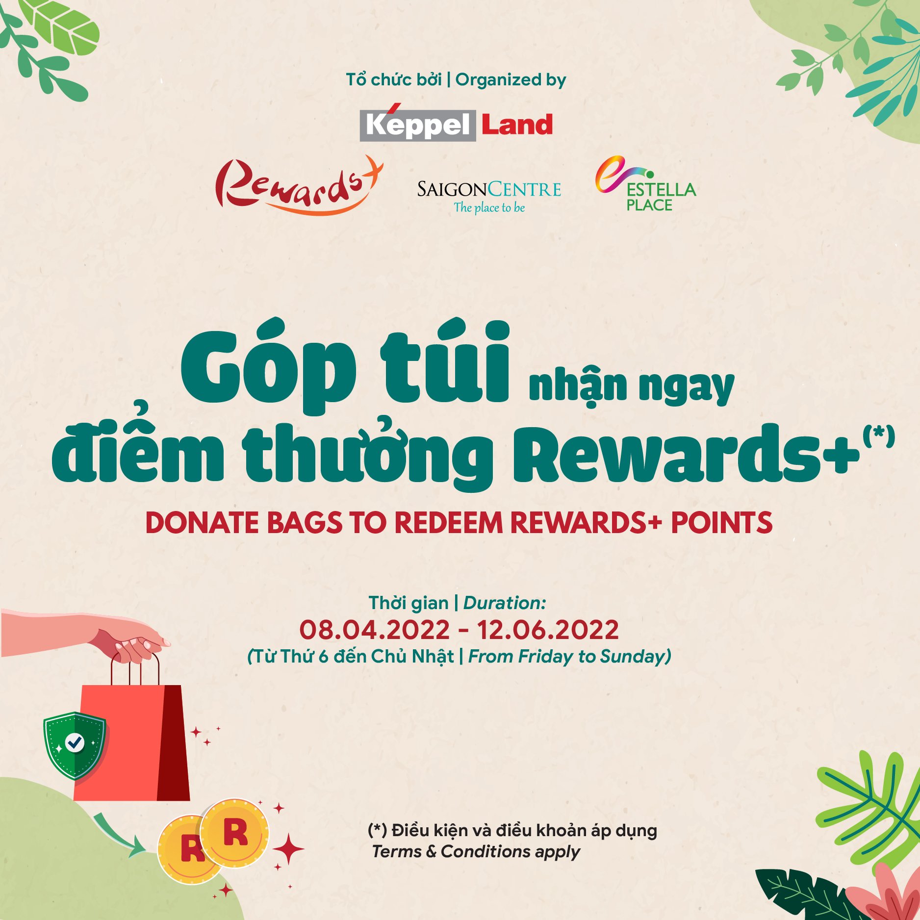 Chương trình “Góp túi tích điểm Rewards+“