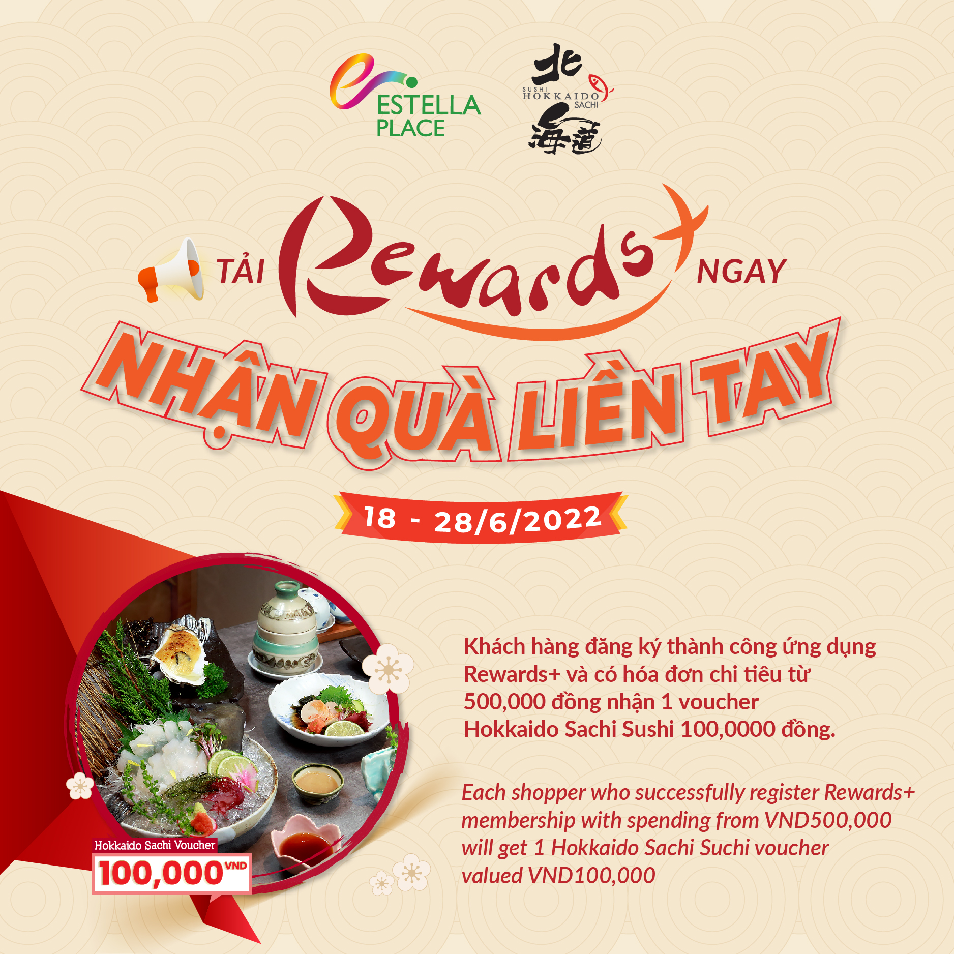 TẢI REWARDS+ NGAY - NHẬN QUÀ LIỀN TAY