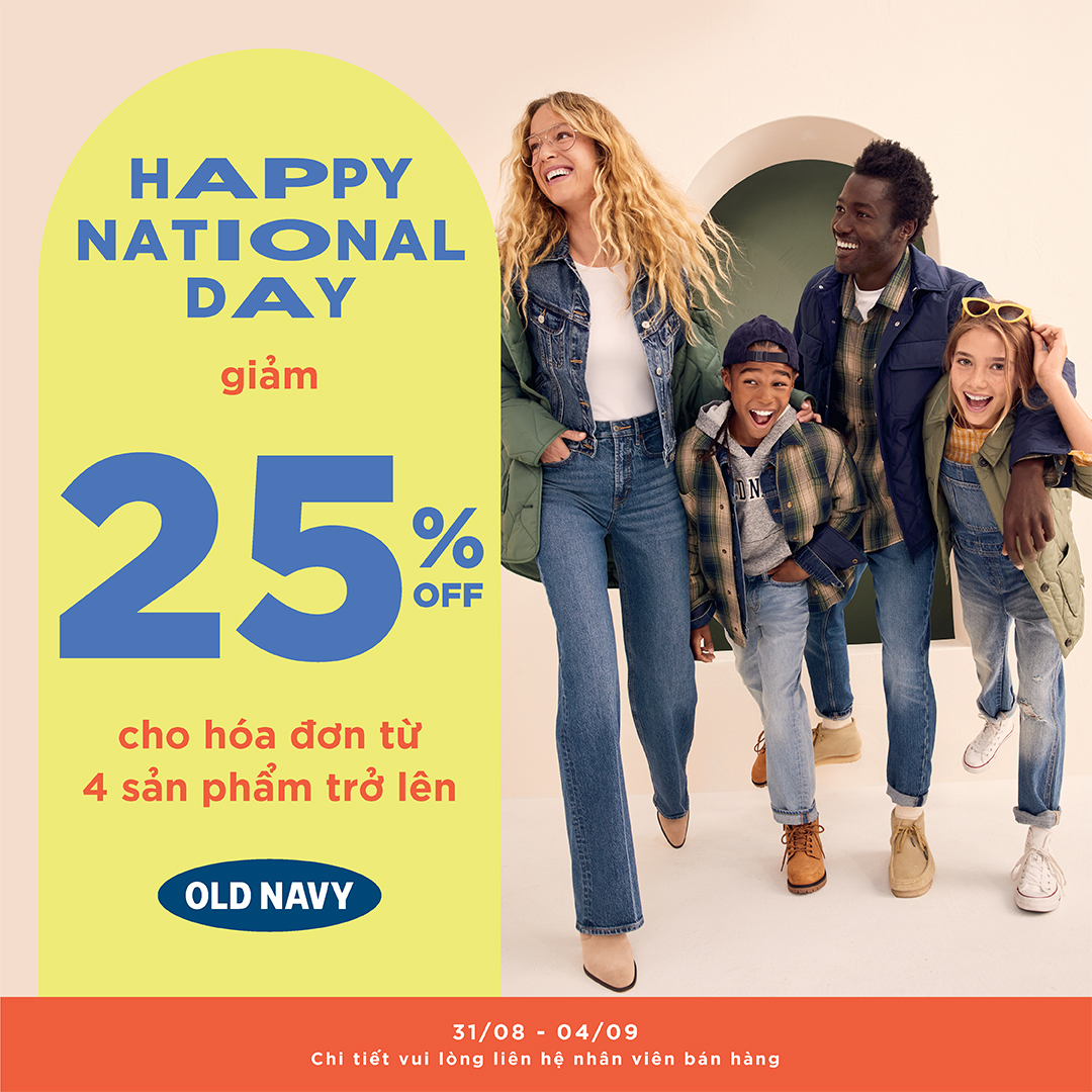 🎉OLD NAVY – HAPPY NATIONAL DAY