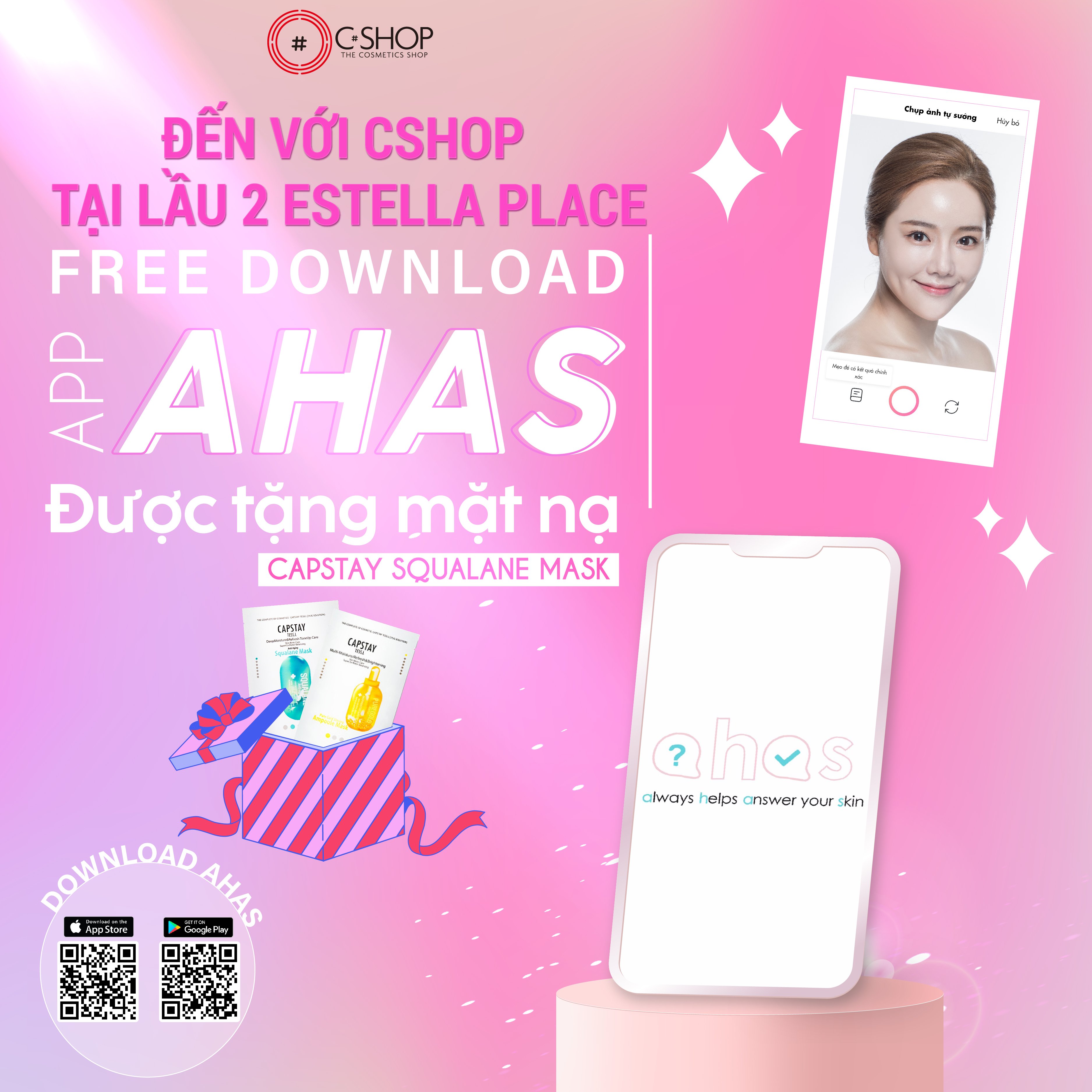 AHAS KIỂM TRA DA XINH NHẬN NGAY QUÀ TẶNG 🎁🎁