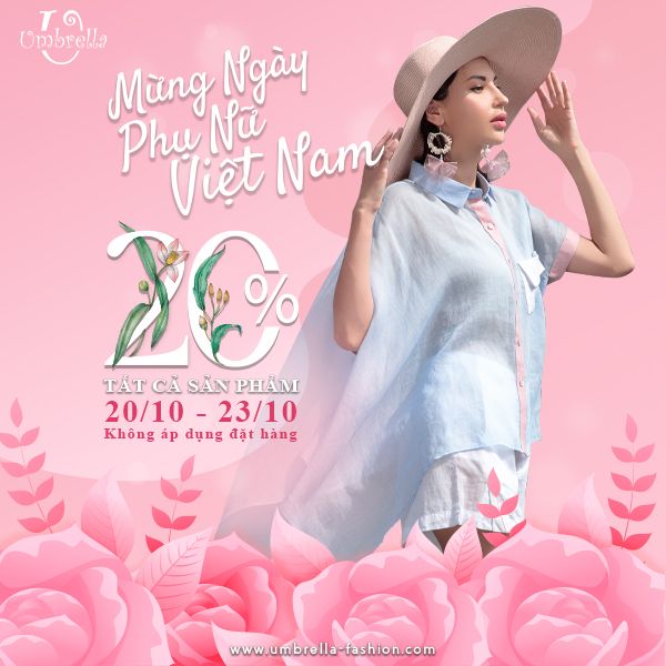 ☂UMBRELLA MỪNG NGÀY PHỤ NỮ VIỆT NAM 20/10☂