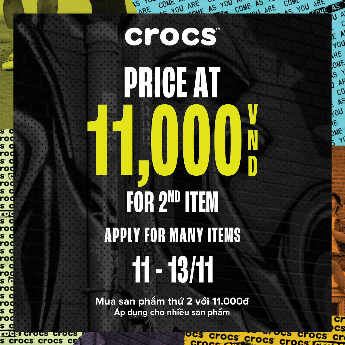 NGÀY ĐỘC THÂN, CROCS TUNG DEAL CỰC CĂNG😎