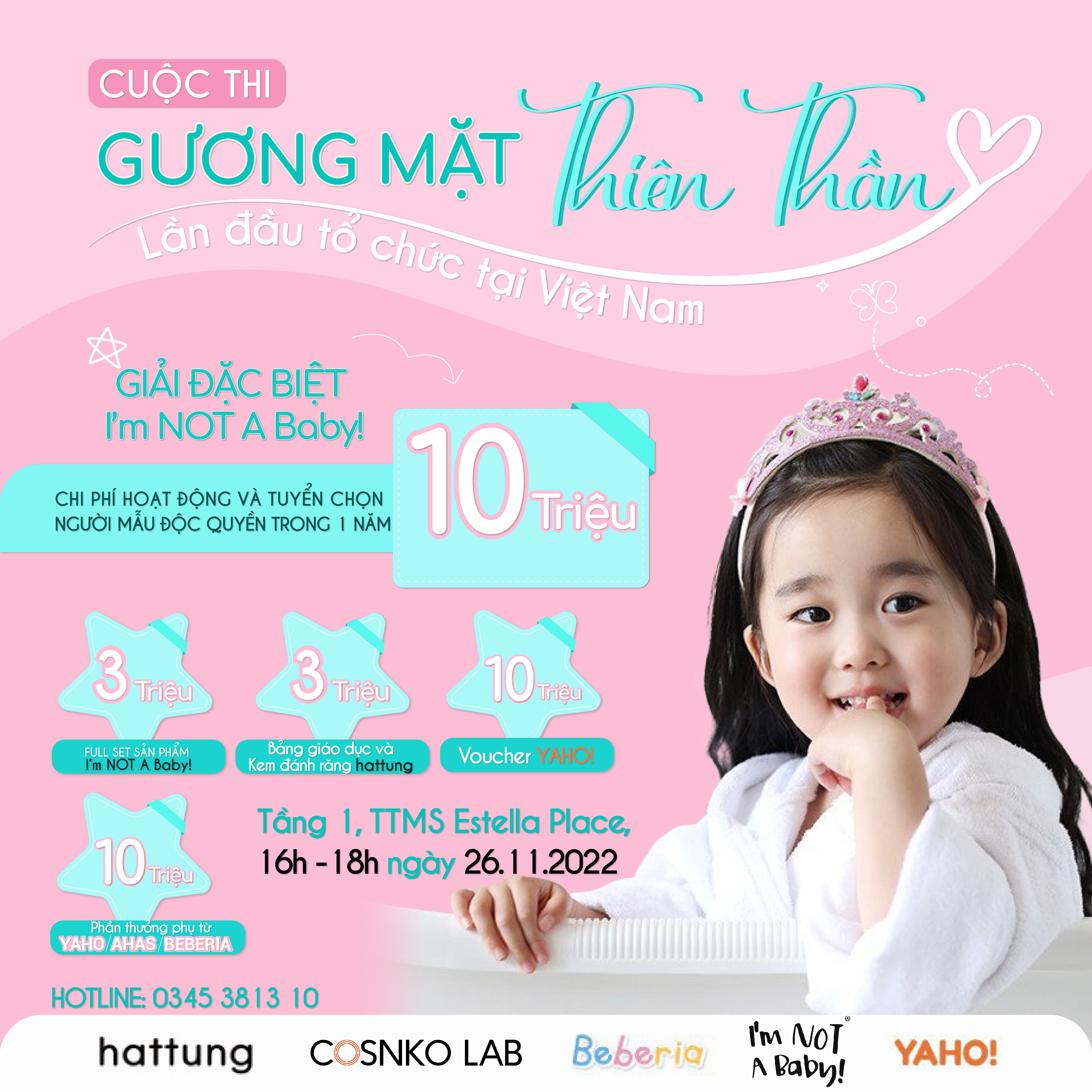 CUỘC THI “GƯƠNG MẶT THIÊN THẦN”– LẦN ĐẦU ĐƯỢC TỔ CHỨC TẠI VIỆT NAM✨