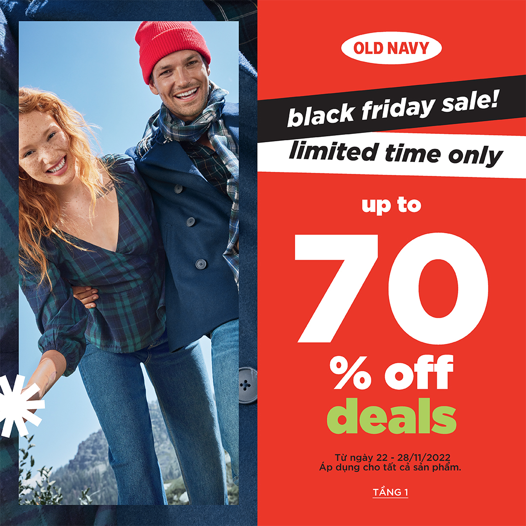 🔥BLACK FRIDAY - SIÊU SALE ĐẾN OLD NAVY RỒI🔥