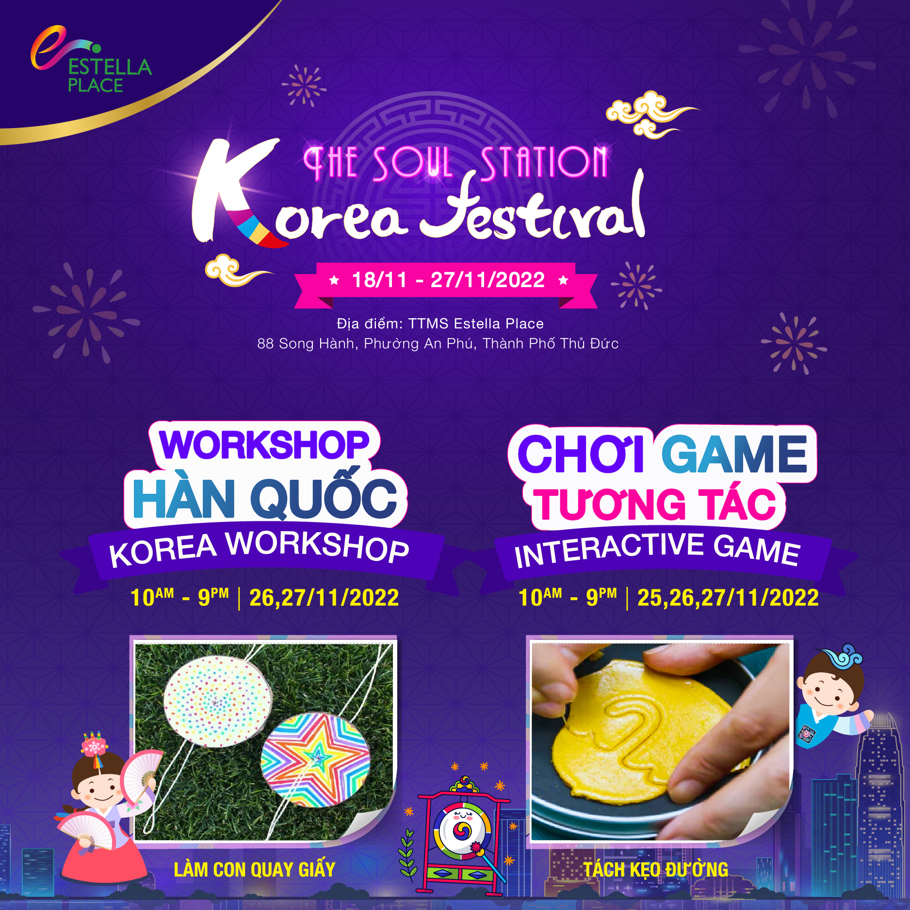 🤩LỊCH WORKSHOP – GAME TƯƠNG TÁC TỪ 25/11 ĐẾN 27/11🤩