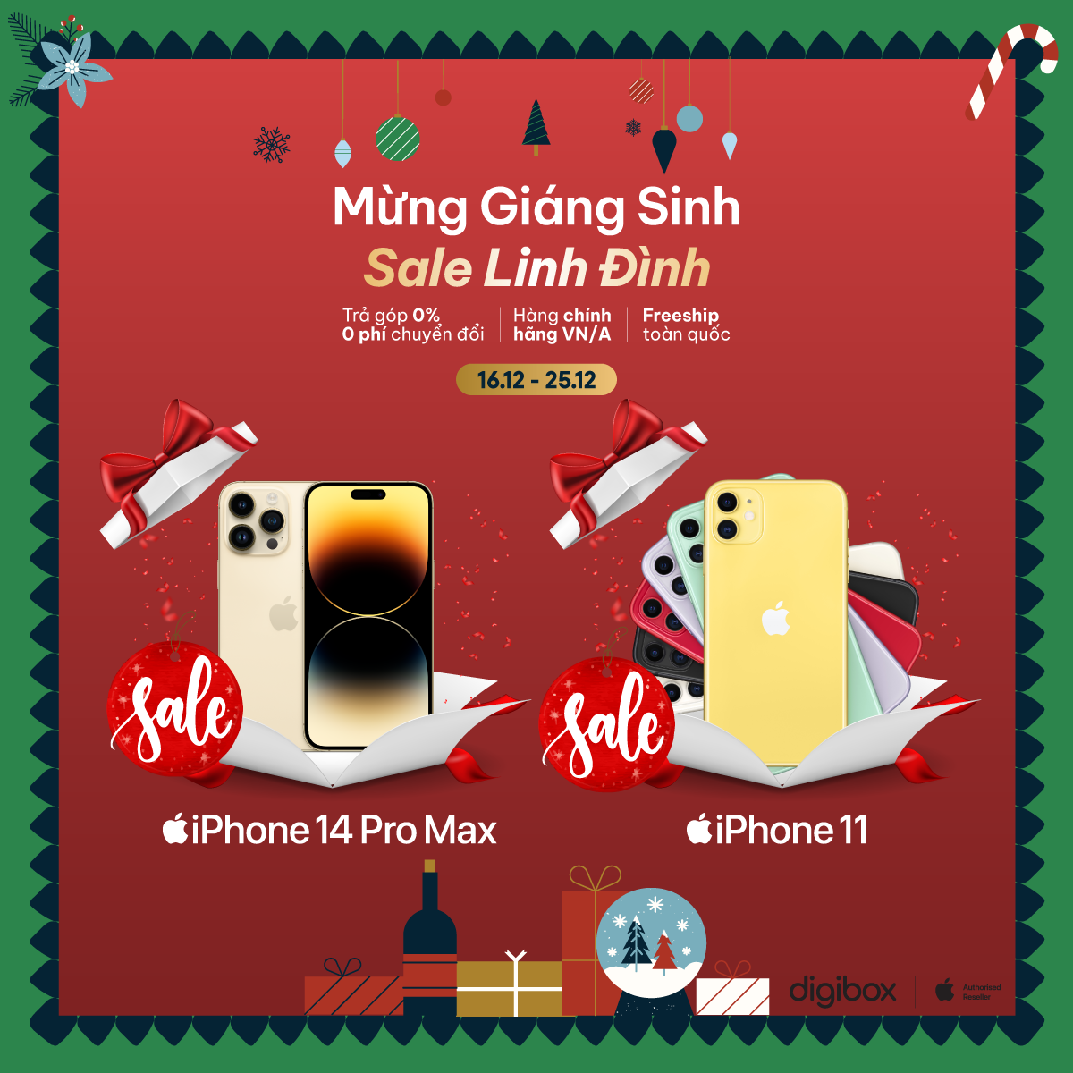 MỪNG GIÁNG SINH - SALE LINH ĐÌNH