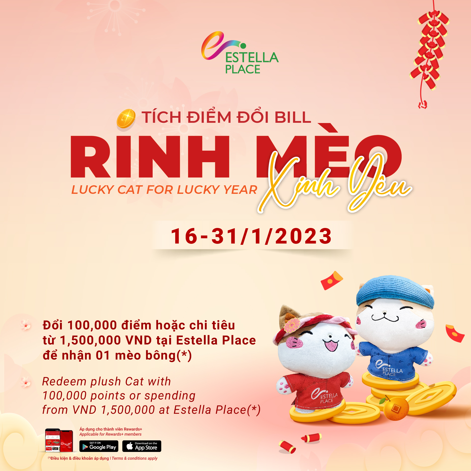 TÍCH ĐIỂM ĐỔI BILL – RINH MÈO XINH YÊU