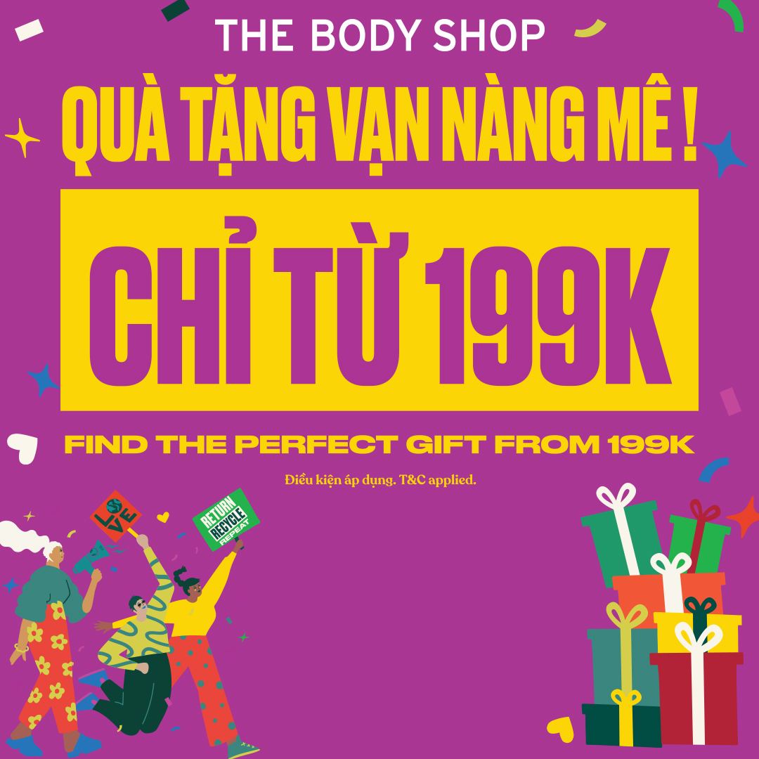 ALL-GIRL-LOVE GIFTS AT THE BODY SHOP – FROM ONLY 199K