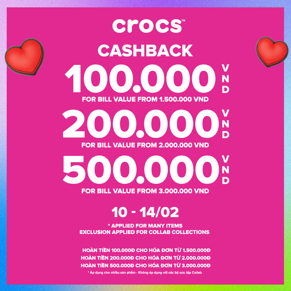 HAPPY VALENTINE'S DAY💘SWEETHEART DEAL FROM CROCS🍬