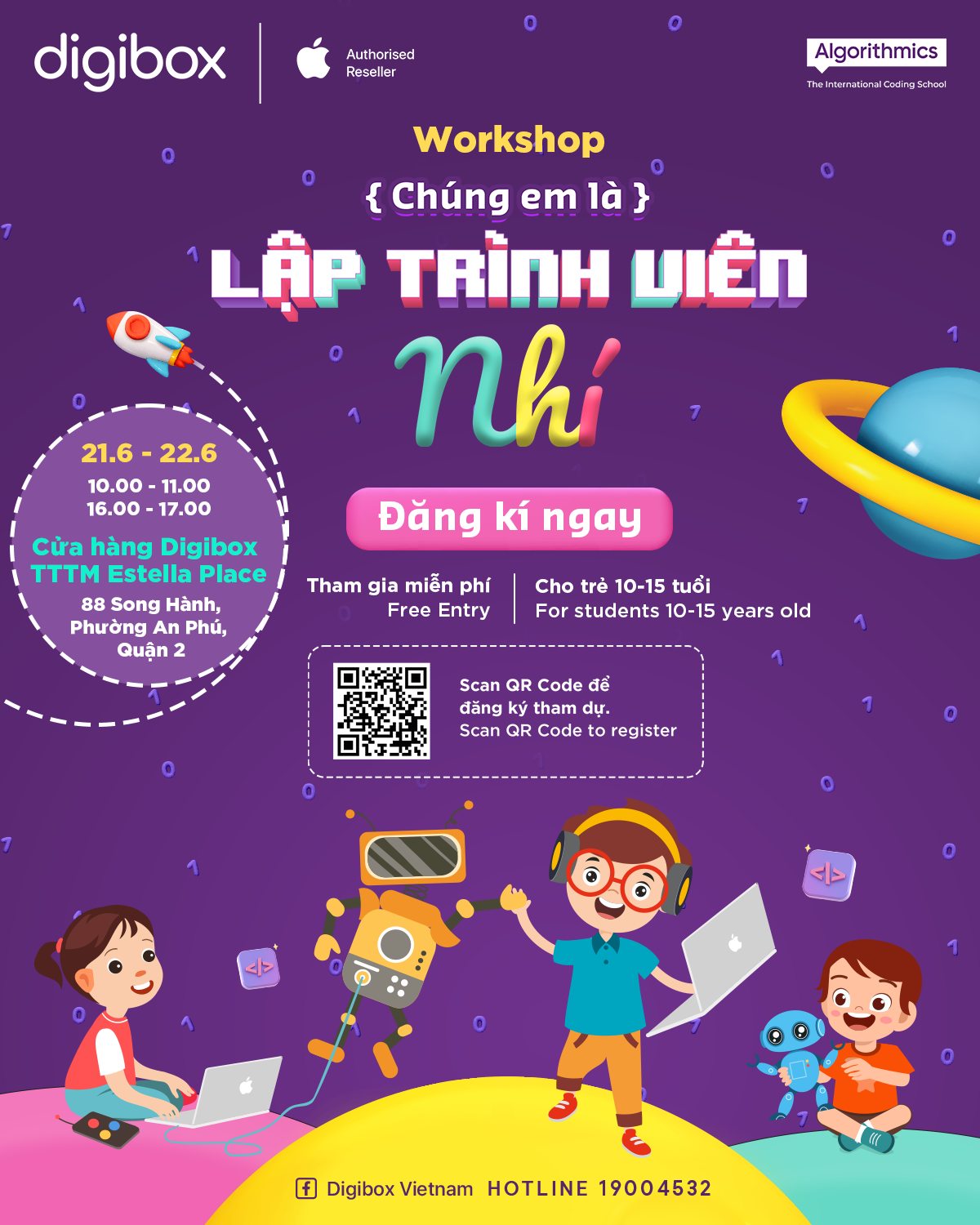 💻FREE CODING WORKSHOP FOR CHILDREN 💻