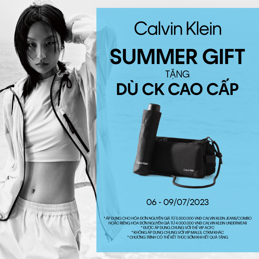 ☂☂☂CALVIN KLEIN SUMMER GIFT - QUÀ TẶNG DÙ CK CAO CẤP