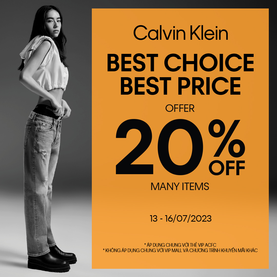 💥CALVIN KLEIN BEST CHOICE - BEST PRICE - 20% OFF NHIÊU SẢN PHẨM💥