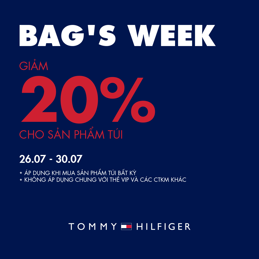 👜TOMMY BAG'S WEEK👜