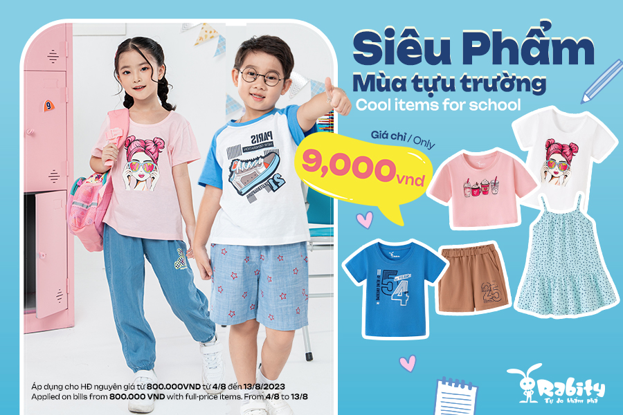 🏫 IDEAL ITEMS FOR SCHOOL - ONLY 9.000 VND AT RABITY ESTELLA PLACE🏫