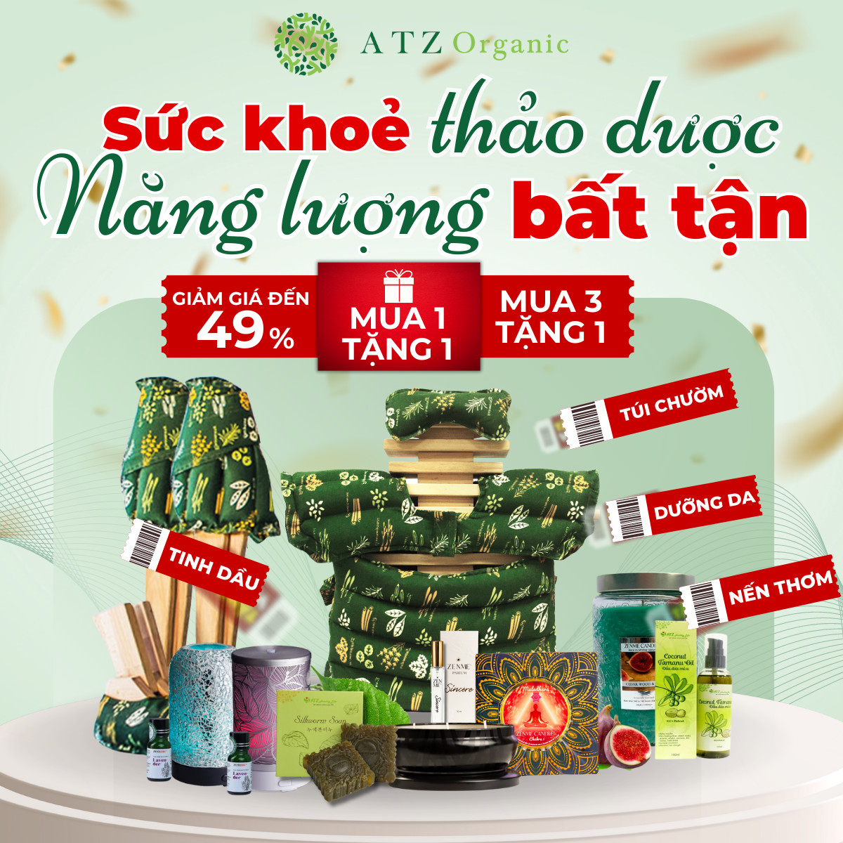 ☘TRIỆU DEAL VỀ TAY VỚI TRẠM NĂNG LƯỢNG ATZ ORGANIC☘