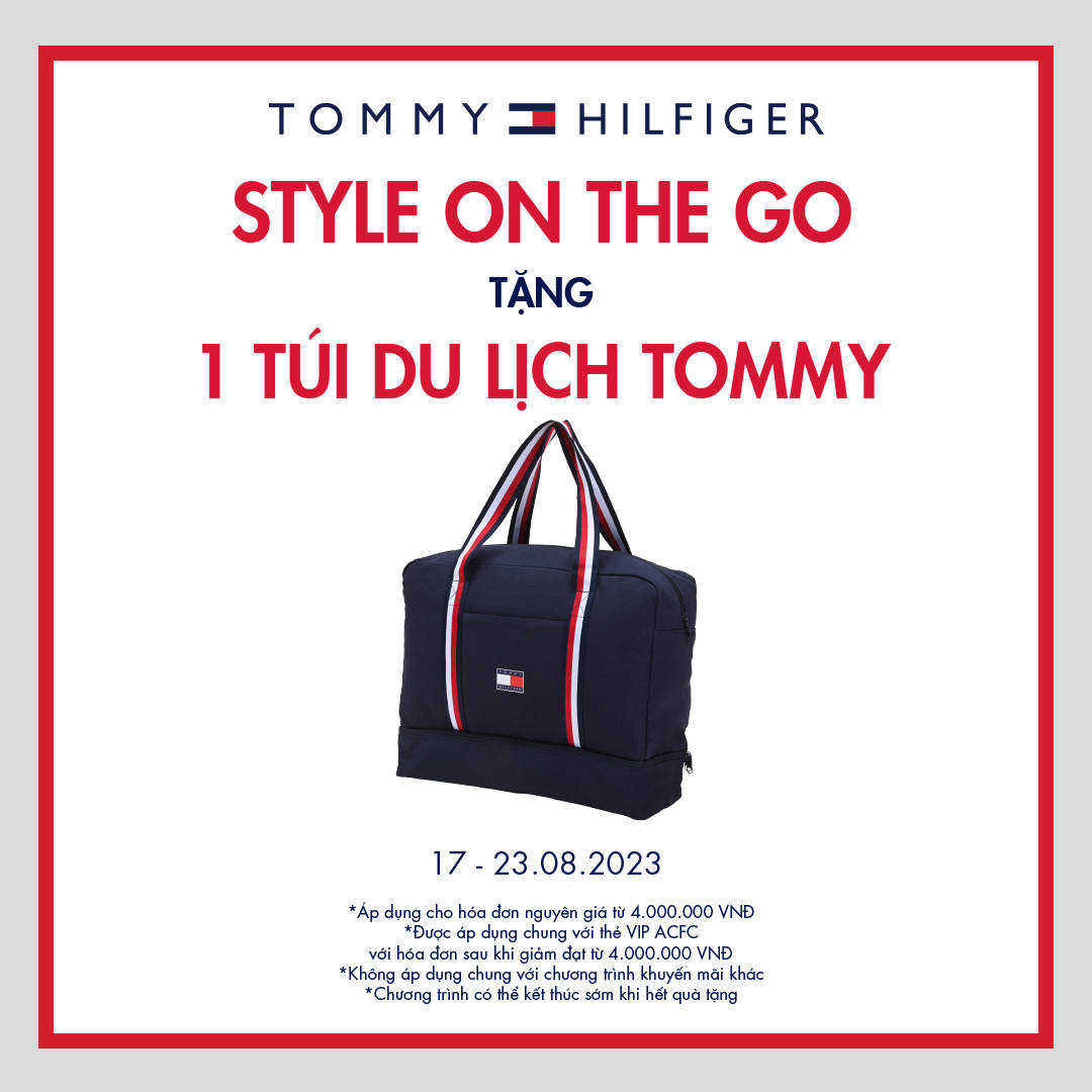 👜TOMMY HILFIGER STYLE ON THE GO - GIVE A TOMMY TRAVEL BAG👜