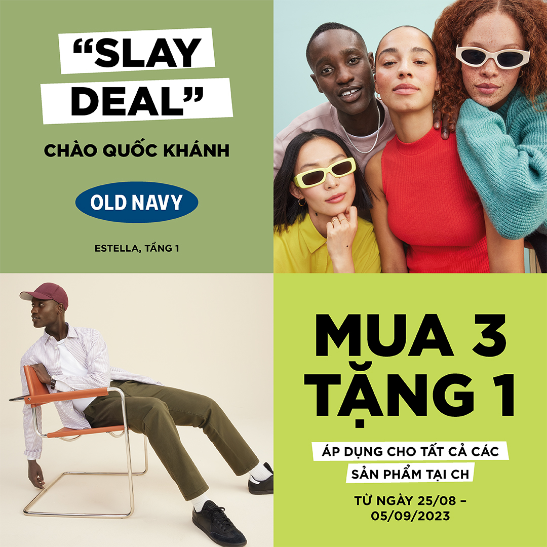💥💥💥CELEBRATE NATIONAL DAY AND GET SPECIAL OFFERS FROM OLD NAVY | BUY 3 GET 1 FREE