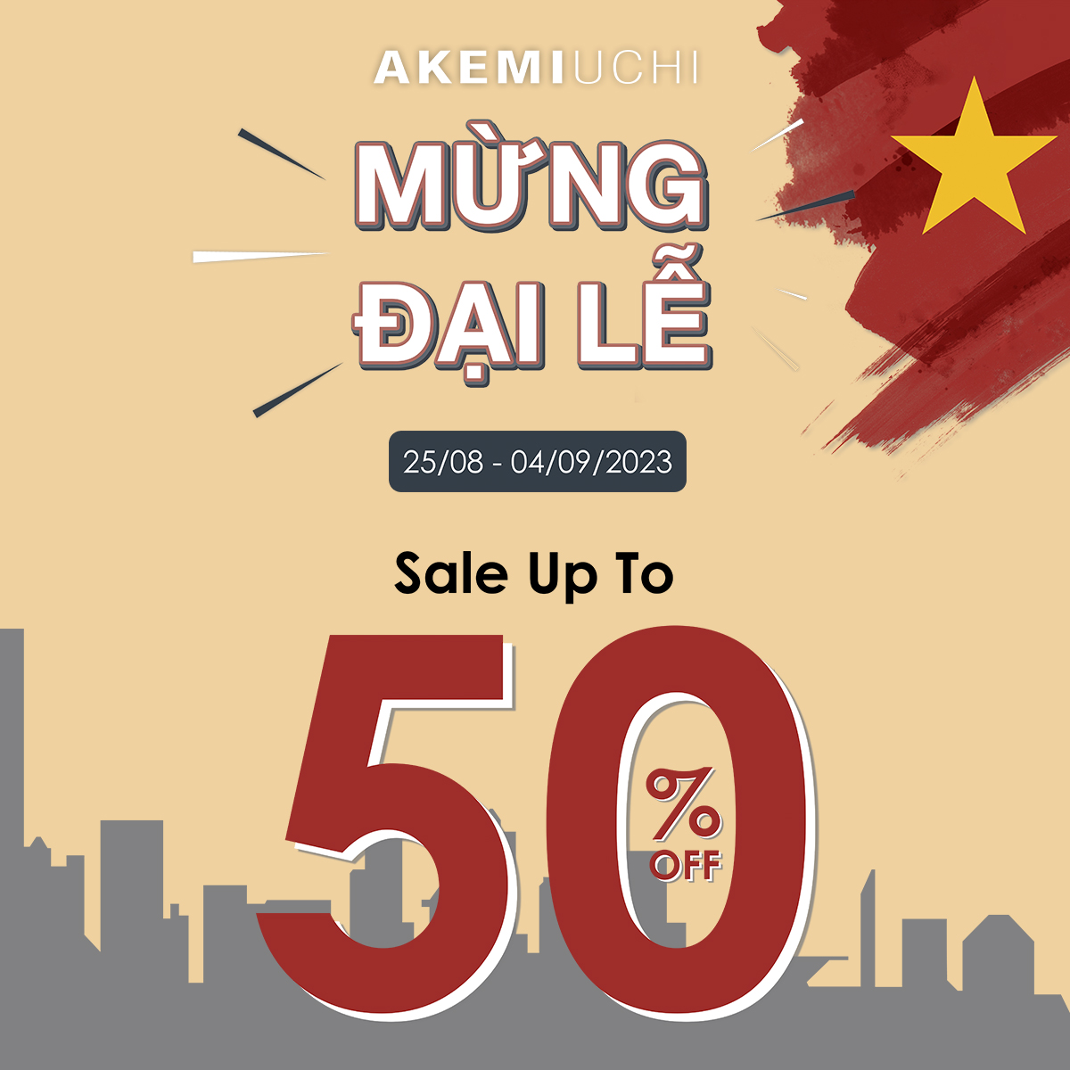 ✨HAPPY NATIONAL DAY - UP TO 50% OFF✨