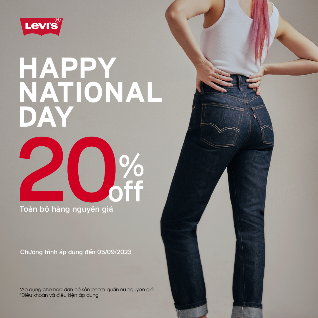 📣HAPPY NATIONAL DAY 2/9, GET HOT OFFER FROM LEVI'S!