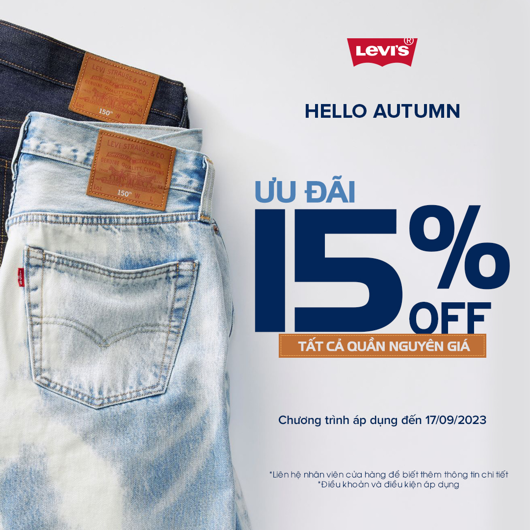 🍂HELLO AUTUMN🍂 – SPECIAL OFFER FROM LEVI’S