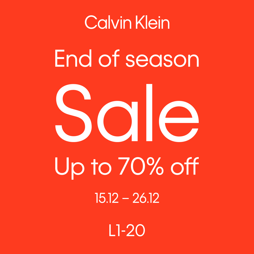 CALVIN KLEIN | END OF SEASON SALE - UP TO 70%