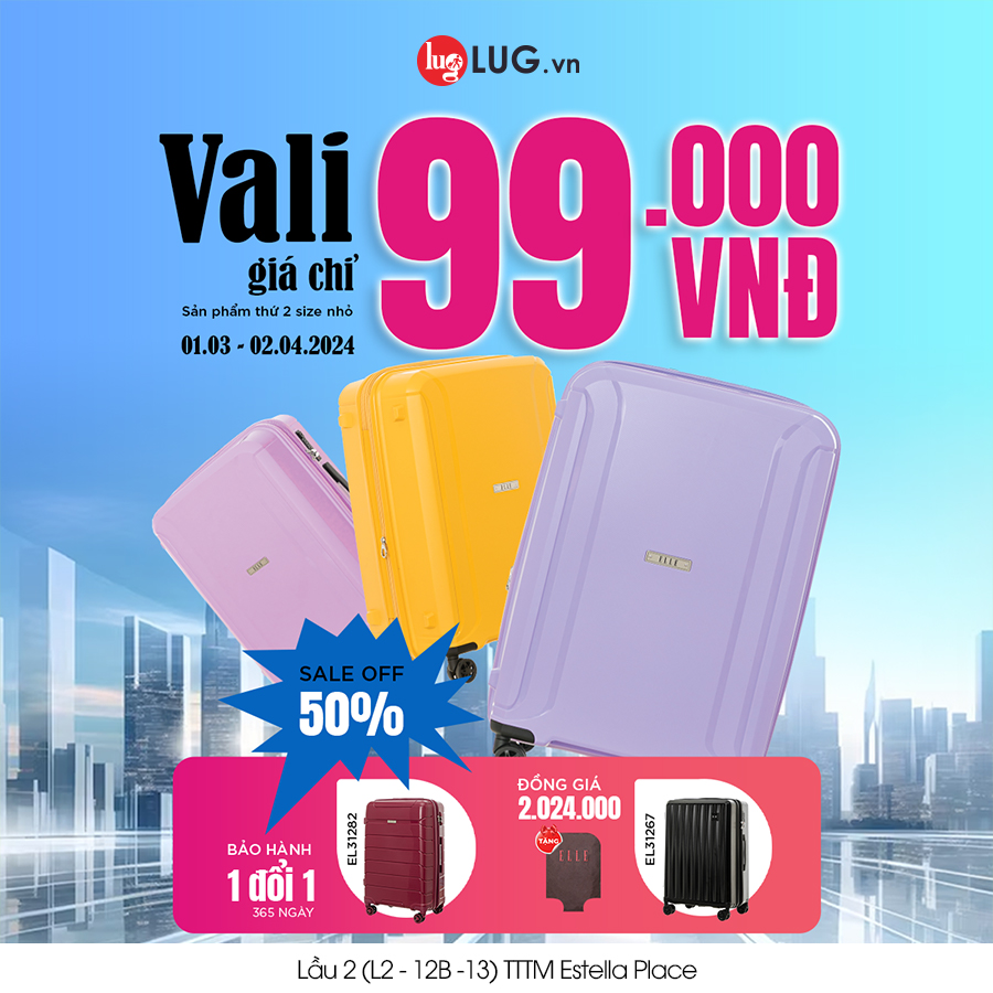 🌸 SWEET DEAL FOR WOMEN'S MONTH - Luggage ONLY 830K