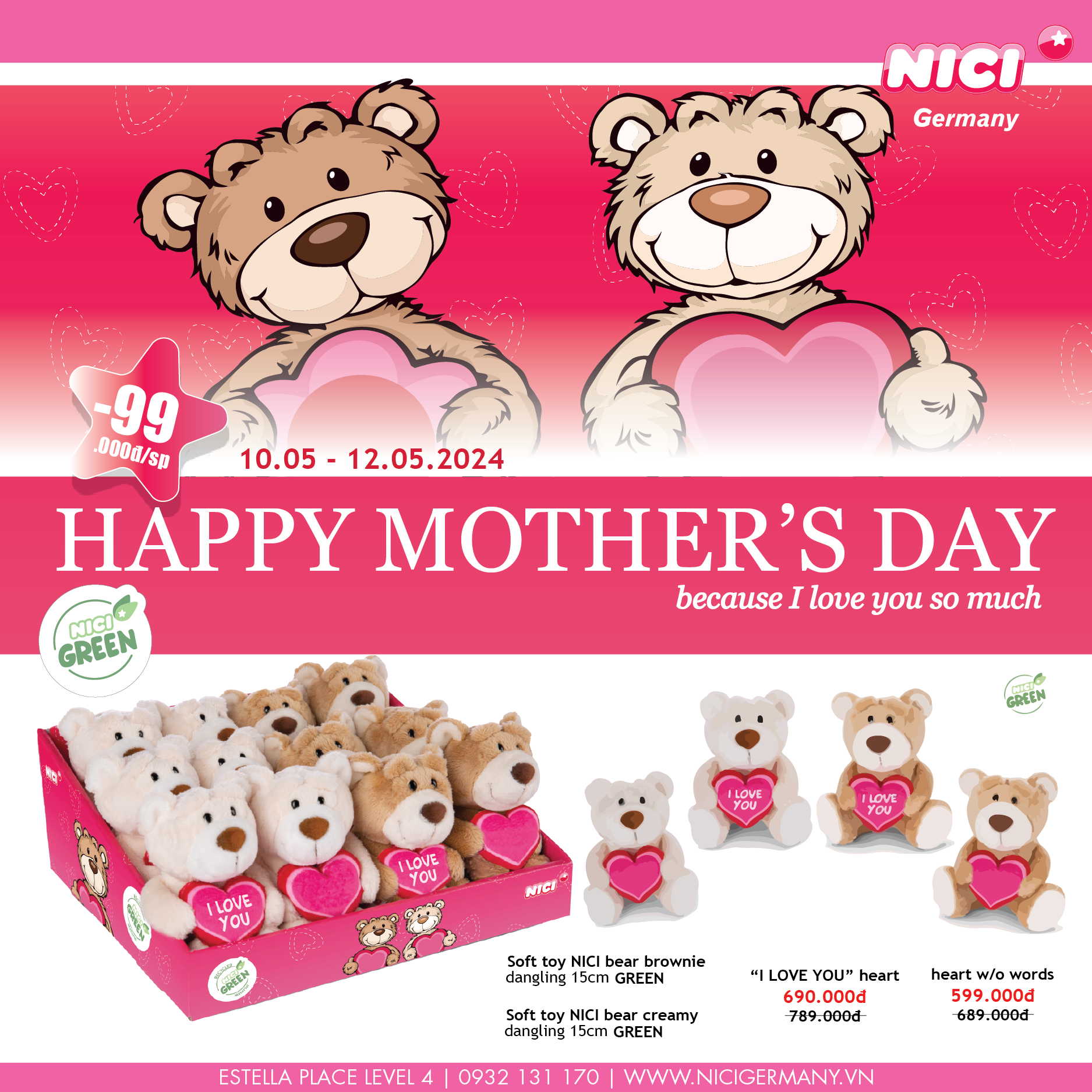 NICI GERMANY | HAPPY MOTHER'S DAY | Because I love you so much, mommy❤️❤️❤️