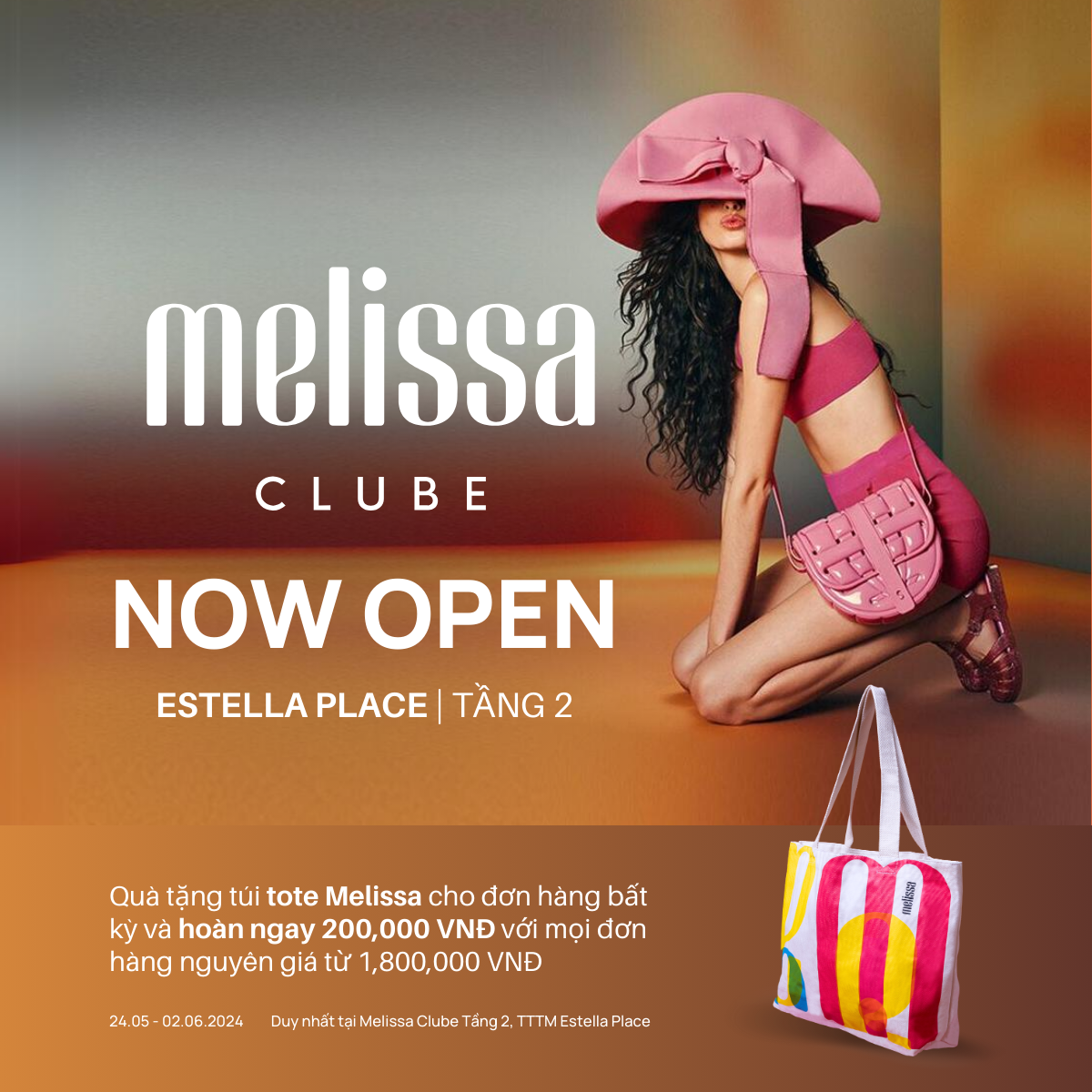 📣HIỆU GIÀY BỀN VỮNG MELISSA CHÍNH THỨC CÓ MẶT TẠI ESTELLA PLACE 💖👠