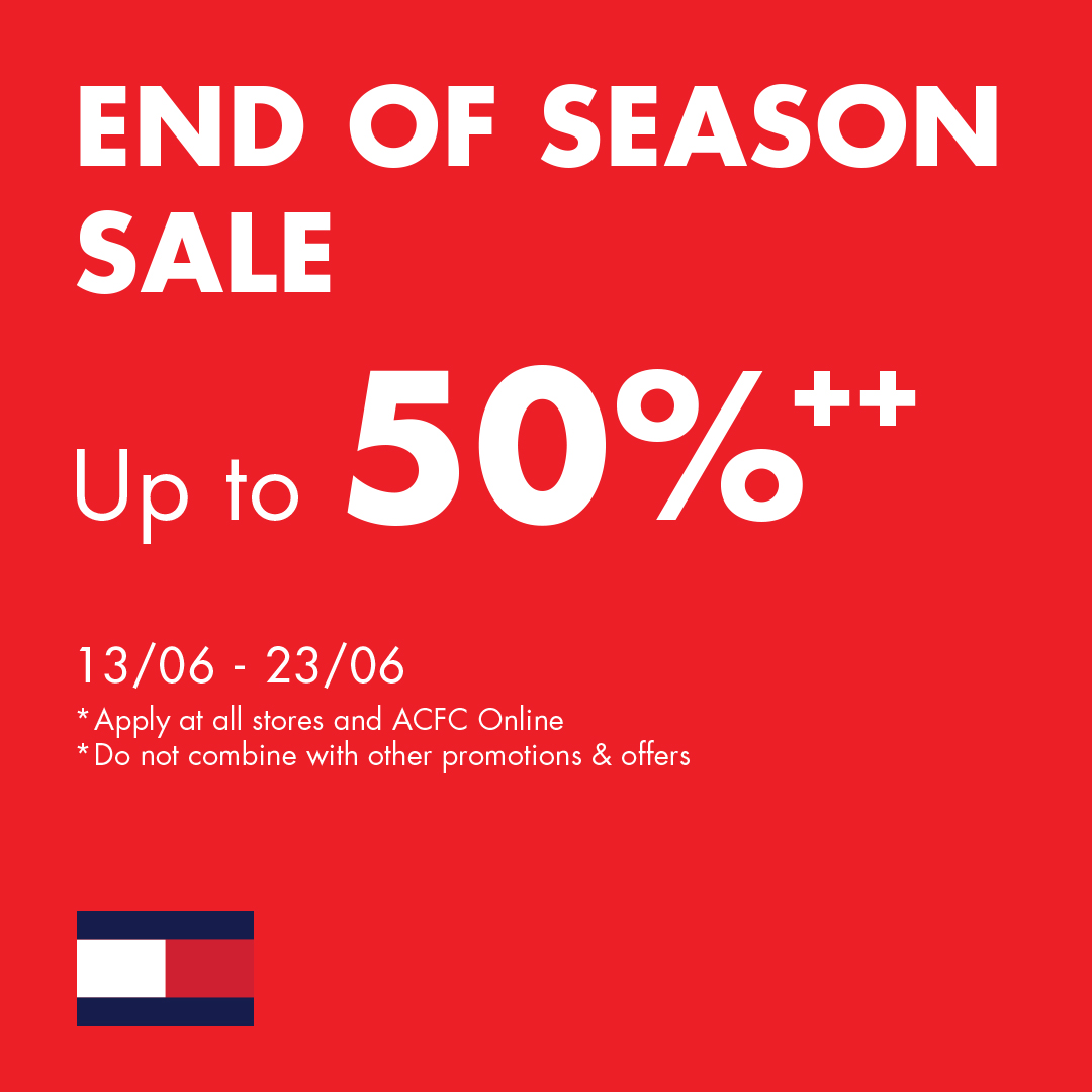 TOMMY HILFIGER - END OF SEASON SALE UP TO 50%++