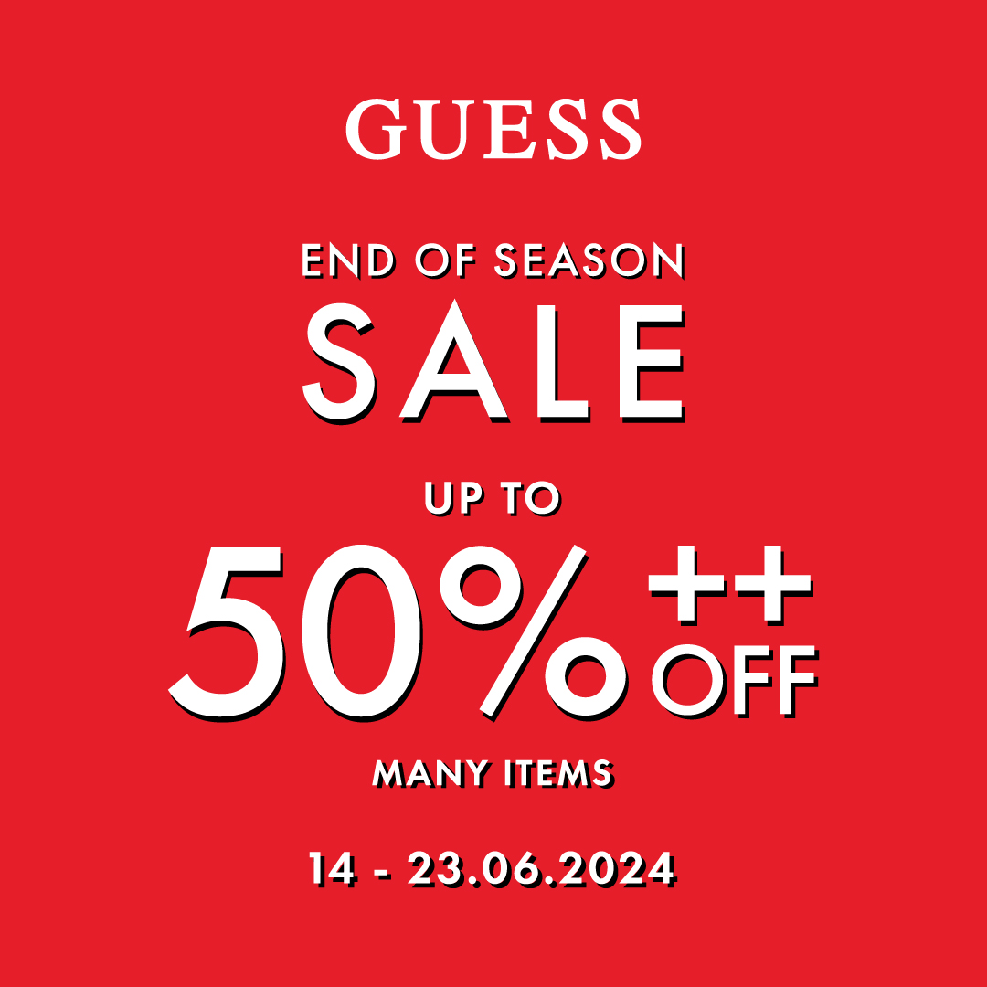 GUESS END OF SEASON SALE - UP TO 50%++ OFF MANY ITEMS